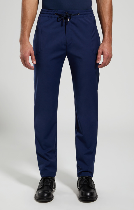 Carrot fit men's pants, BLACK IRIS, hi-res-1