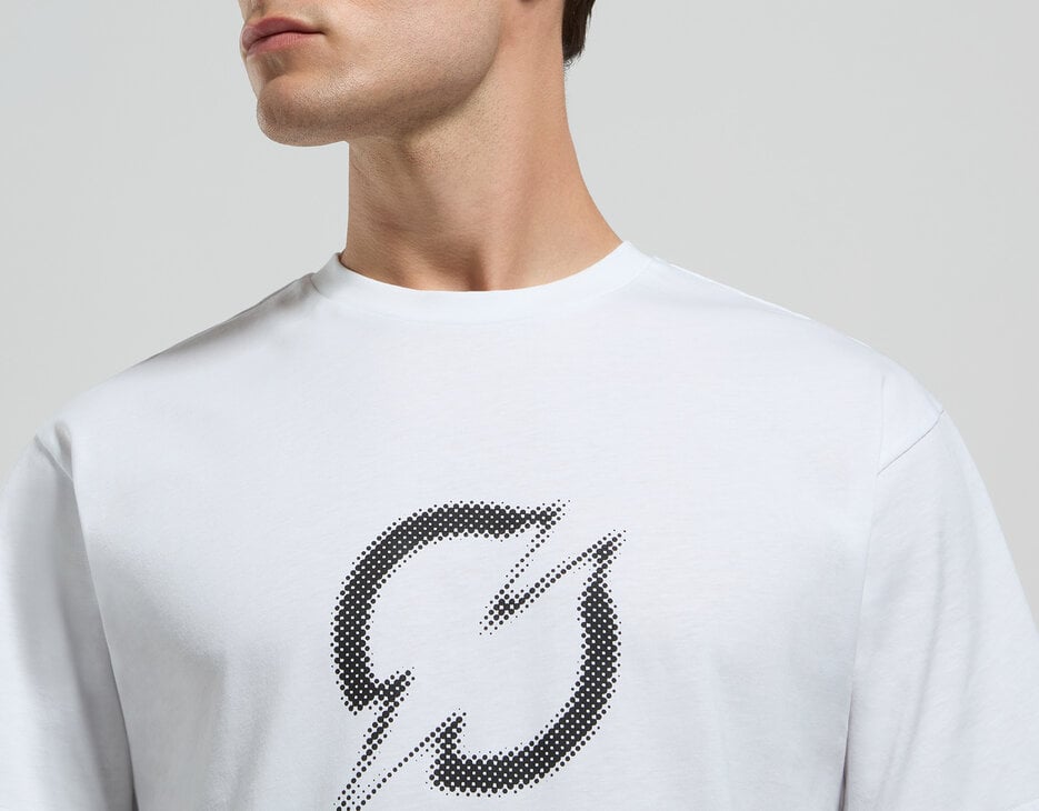 Men's print T-shirt, WHITE Men's print T-shirt, WHITE, hi-res-1