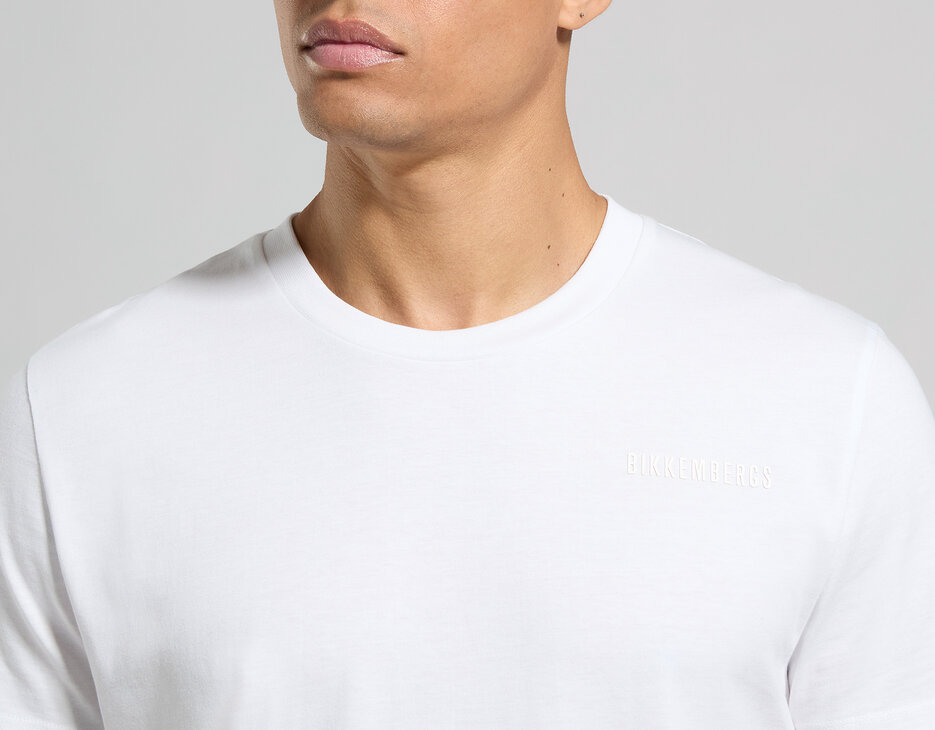 Piquet cotton men's T-shirt, WHITE Piquet cotton men's T-shirt, WHITE, hi-res-1