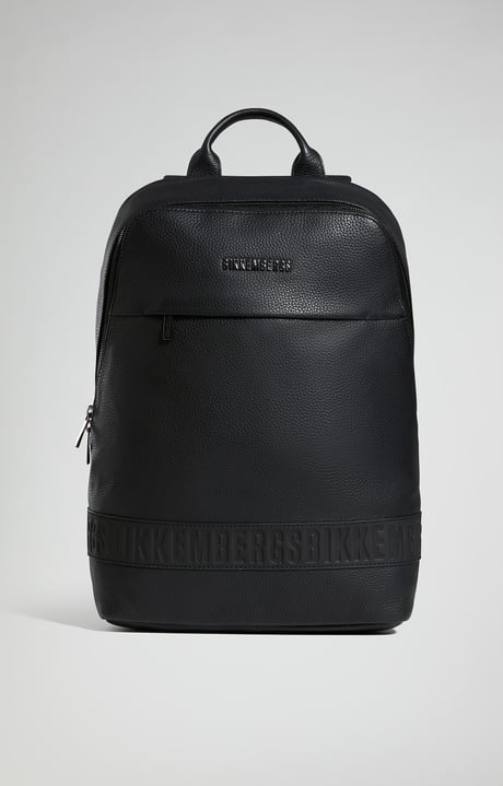 Men's Roy leather backpack, BLACK Men's Roy leather backpack, BLACK, hi-res-1