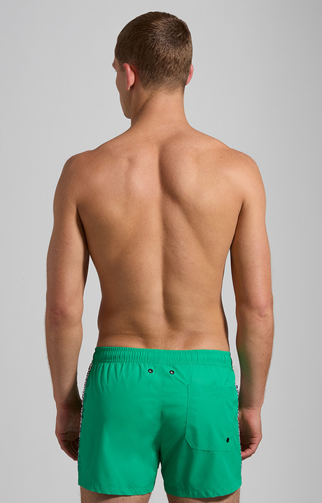 Men&rsquo;s swim shorts with drawstring, GREEN, hi-res-1