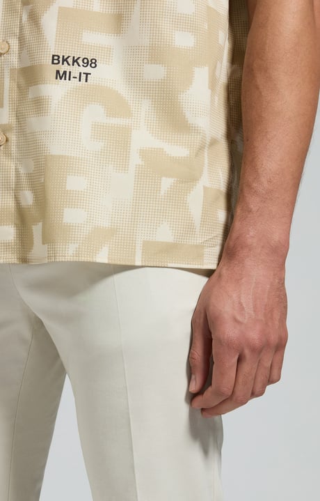 Boxy fit men's fit, OLIVE GREY, hi-res-1