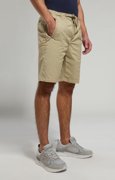 Men's shorts with elasticized waist, SPONGE, hi-res-1