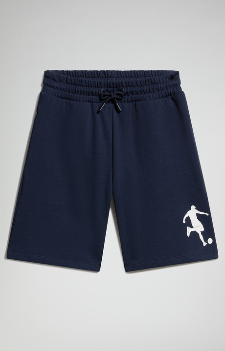 Boy's fleece shorts, BLACK IRIS, hi-res-1