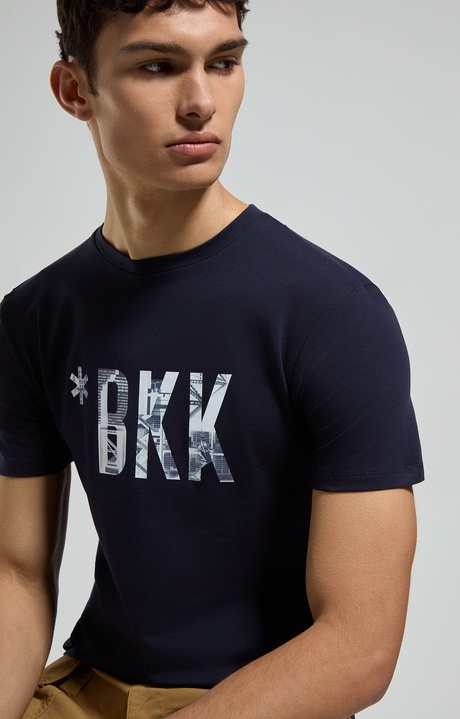 Men's print T-shirt, DRESS BLUES, hi-res-1