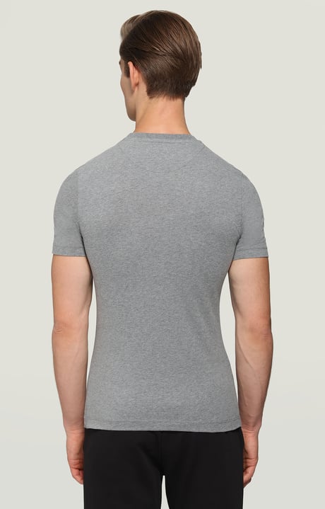 Men's T-shirt with Gym print, DARK GREY MELANGE Men's T-shirt with Gym print, DARK GREY MELANGE, hi-res-1