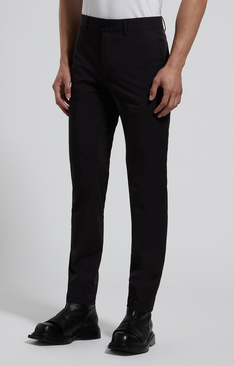 Men’s travel pants, BLACK, hi-res-1
