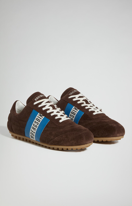 Men&rsquo;s Soccer suede sneakers, CACAO, hi-res-1