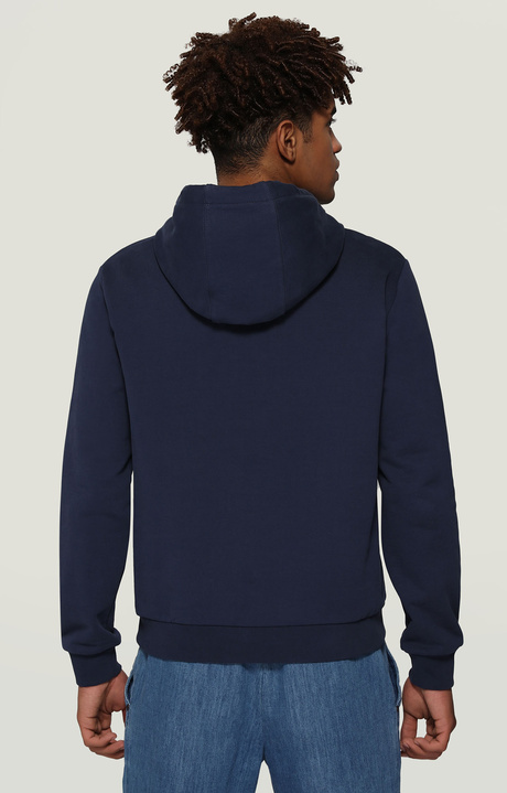 Men's sweatshirt with 3D print, BLUE Men's sweatshirt with 3D print, BLUE, hi-res-1