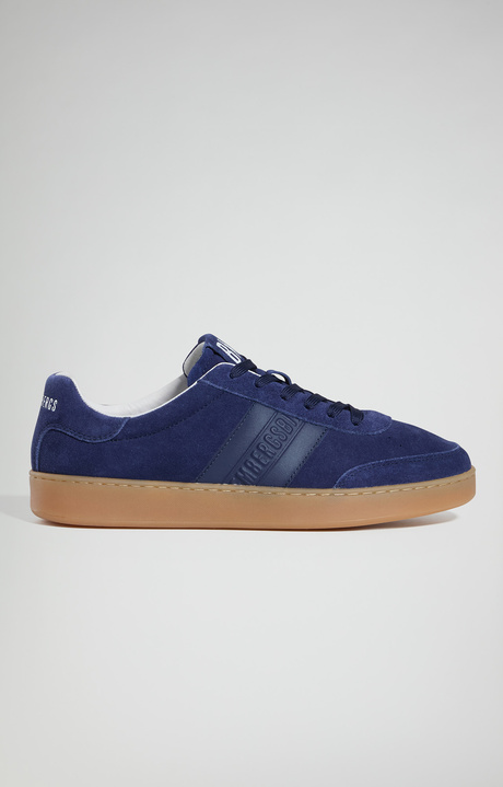 Men&rsquo;s Recoba multimaterial sneakers, NAVY, hi-res-1