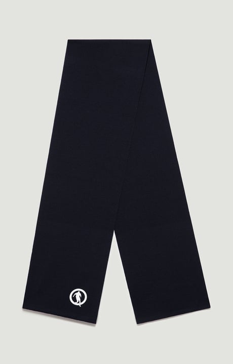 Men's scarf – Sport 25x180 cm, NAVY LOGO WHITE Men's scarf – Sport 25x180 cm, NAVY LOGO WHITE, hi-res-1