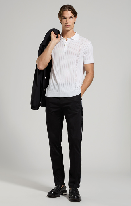 Men's polo shirt, WHITE, hi-res-1