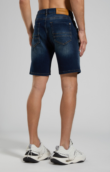 Regular fit men's shorts, L2 BLUE DENIM, hi-res-1