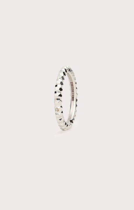 Bikkembergs multifaceted ring with diamond, 270 Bikkembergs multifaceted ring with diamond, 270, hi-res-1