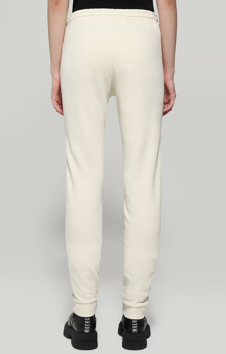 Women's joggers - garment dyed, WHITE Women's joggers - garment dyed, WHITE, hi-res-1