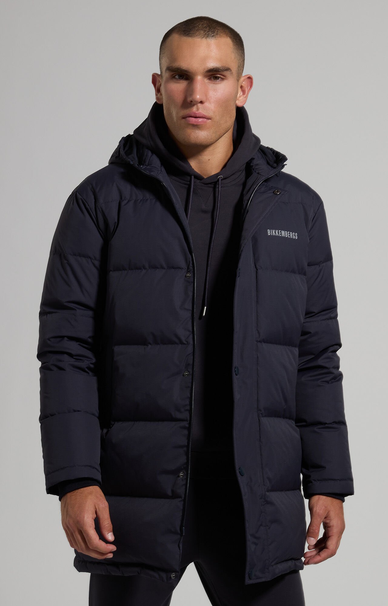 Men s puffer with reflective detail Bikkembergs