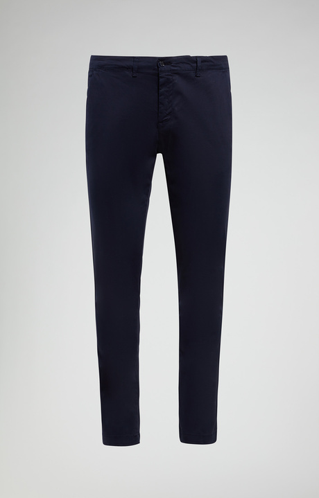 Men's pants with elastic waist, DRESS BLUES, hi-res-1