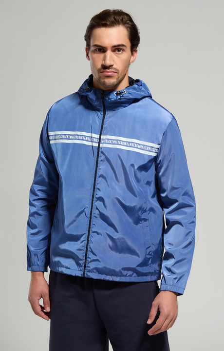 Waterproof men's jacket, DARK BLUE, hi-res-1