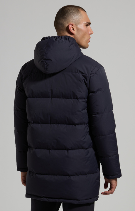 Men's puffer with reflective detail, BLUE GRAPHITE, hi-res-1