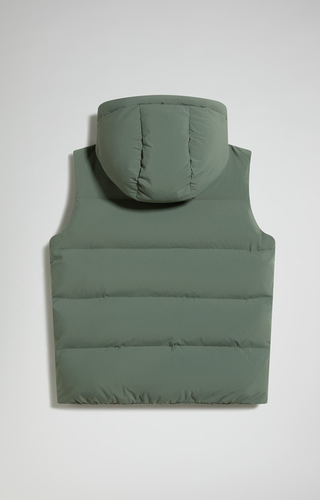 Gilet imbottito bambino con cappuccio, DUCK GREEN, hi-res-1