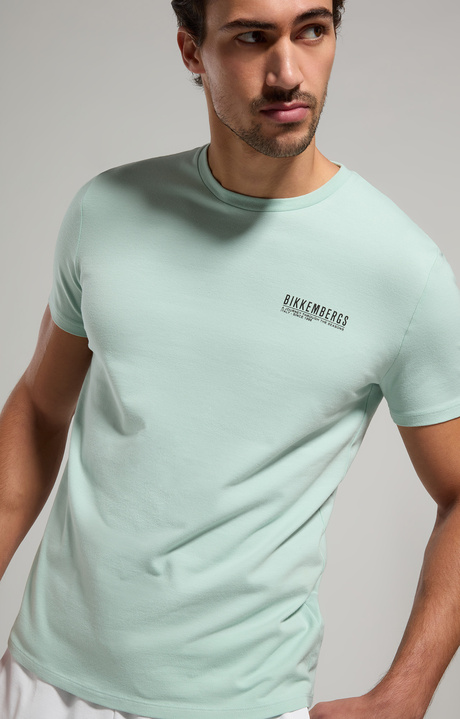 Bikkembergs Green Cotton Men T-Shirt main image 1