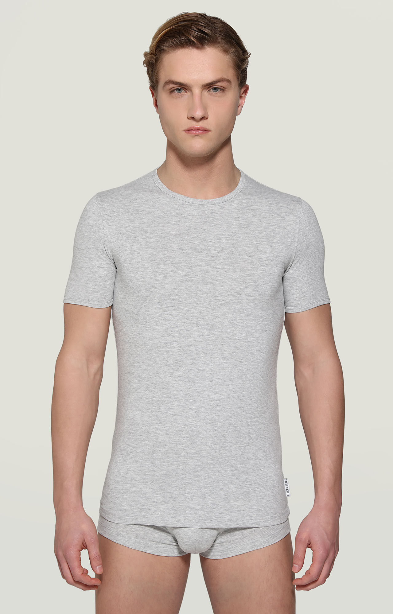 round neck undershirt | GREY | Bikkembergs