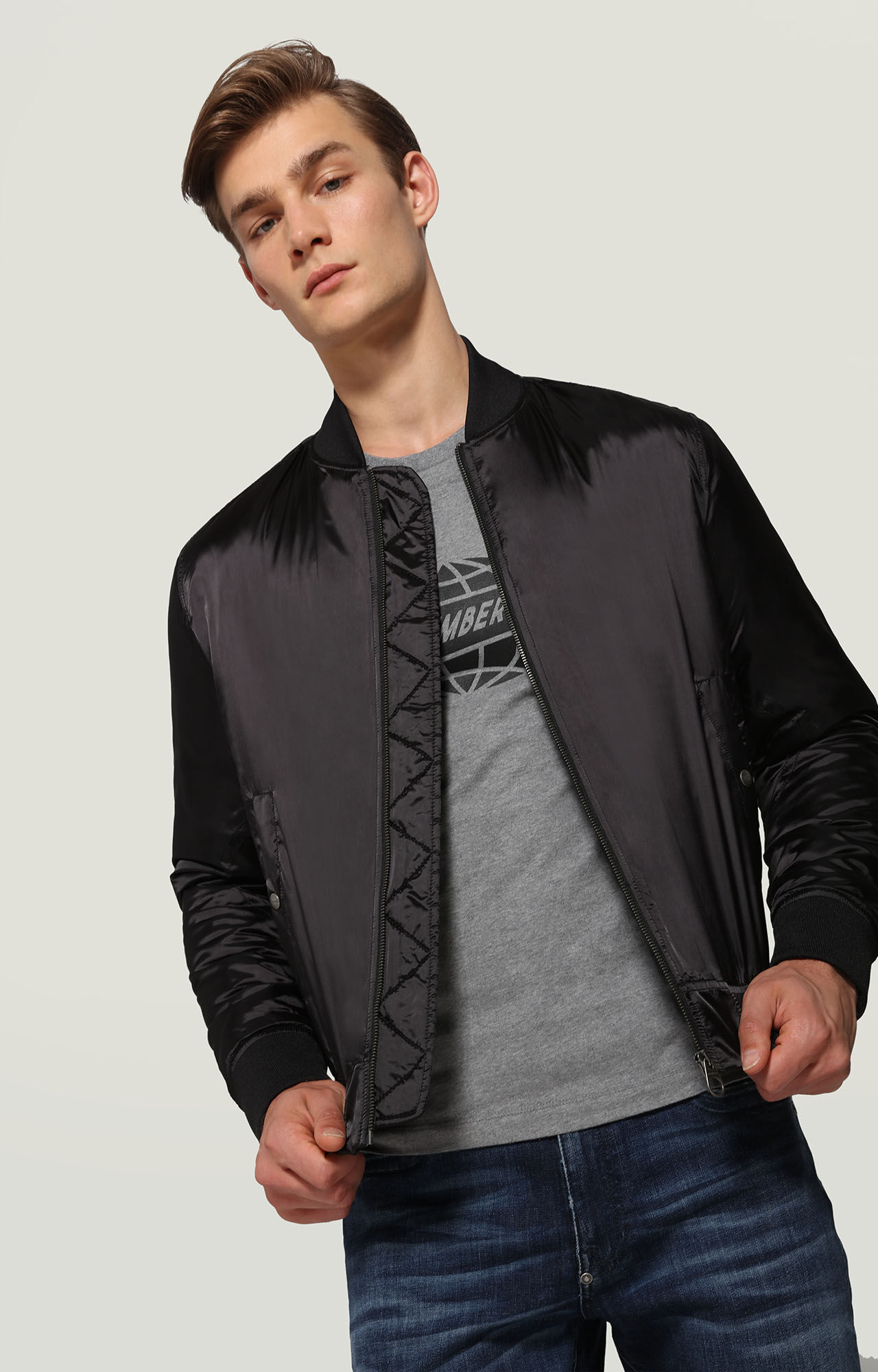 bikkembergs leather jacket
