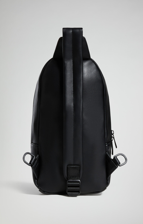 Men's single-strap backpack – Carl, BLACK Men's single-strap backpack – Carl, BLACK, hi-res-1