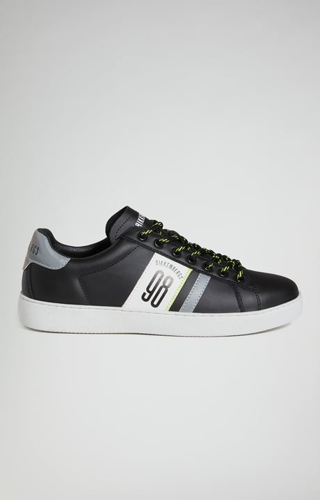Printed Recoba sneakers for men, BLACK Printed Recoba sneakers for men, BLACK, hi-res-1