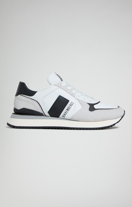 Men's sneakers - Puyol M, WHITE/BLACK, hi-res-1