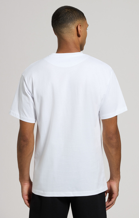T-shirt uomo con logo, WHITE, hi-res-1