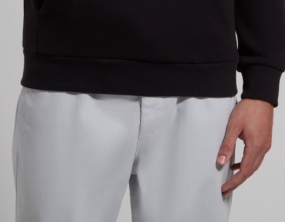 Men's sweatshirt with maxi zip pocket, BLACK Men's sweatshirt with maxi zip pocket, BLACK, hi-res-1