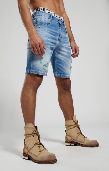bikkembergs Men's denim shorts