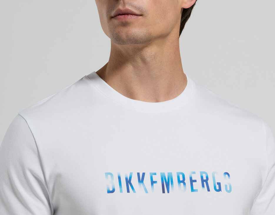 Men's logo-print T-shirt, WHITE, hi-res-1