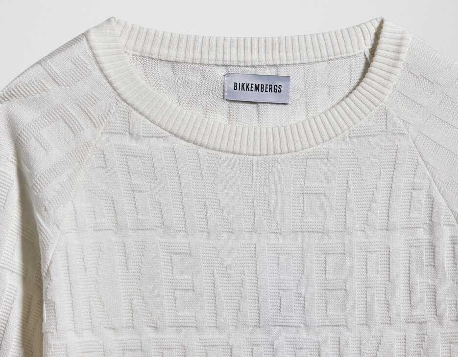 Boys&rsquo; jacquard sweater, WHITE, hi-res-1