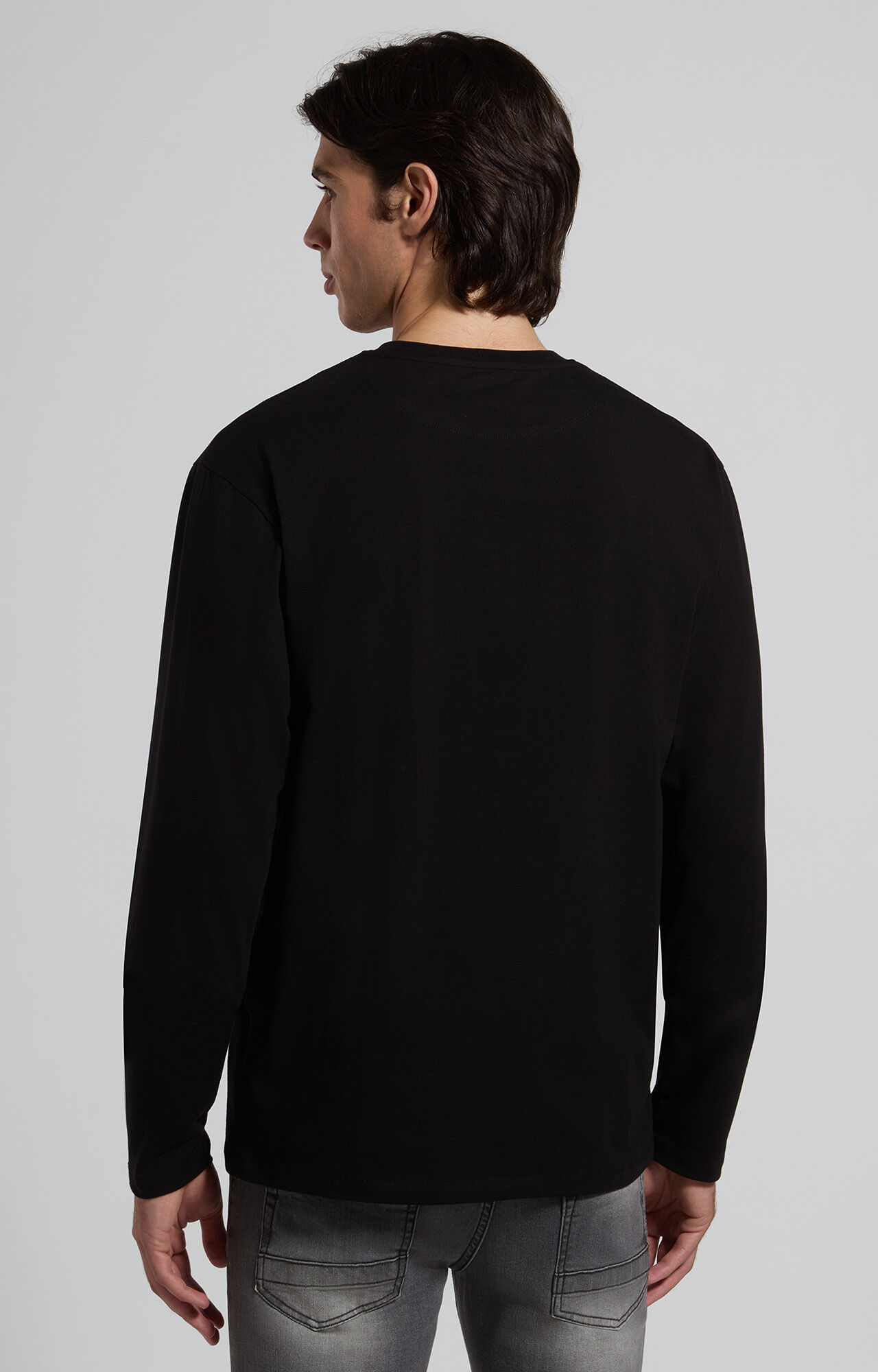 Long-sleeve men's T-shirt - BLACK | Bikkembergs