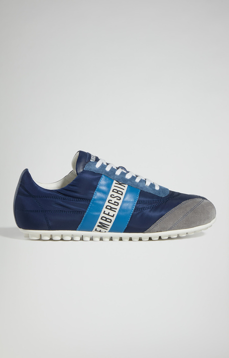 Men&rsquo;s Soccer multimaterial sneakers, NAVY/BIRD, hi-res-1