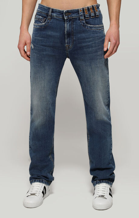Jeans new regular uomo , BLUE DENIM, hi-res-1