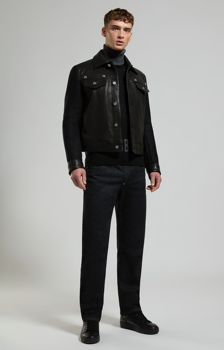 Men's jeans, BLACK, hi-res-1
