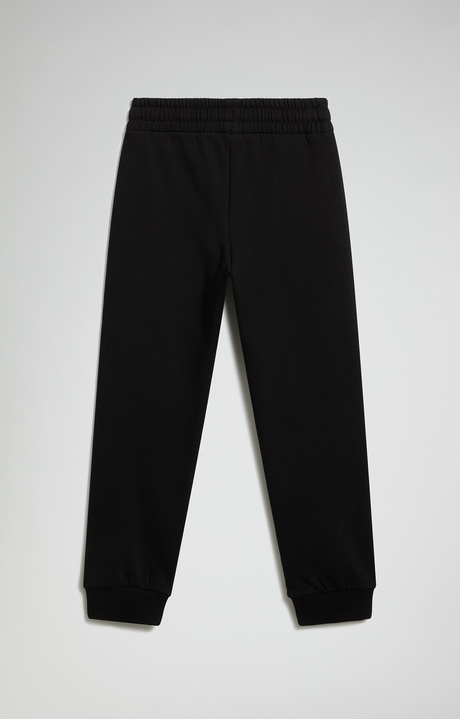 Boys' Cotton Fleece Joggers, BLACK, hi-res-1
