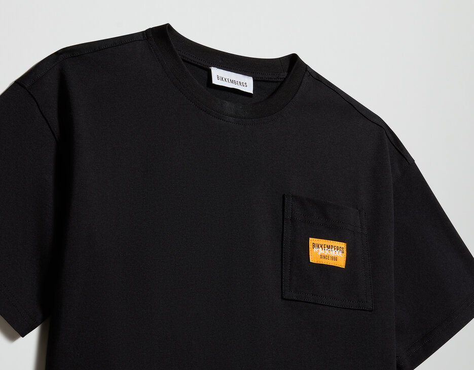 Oversized cotton T-shirt, PIRATE BLACK, hi-res-1