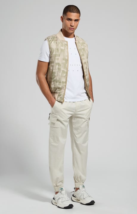 Reversible men's vest, OLIVE GREY, hi-res-1