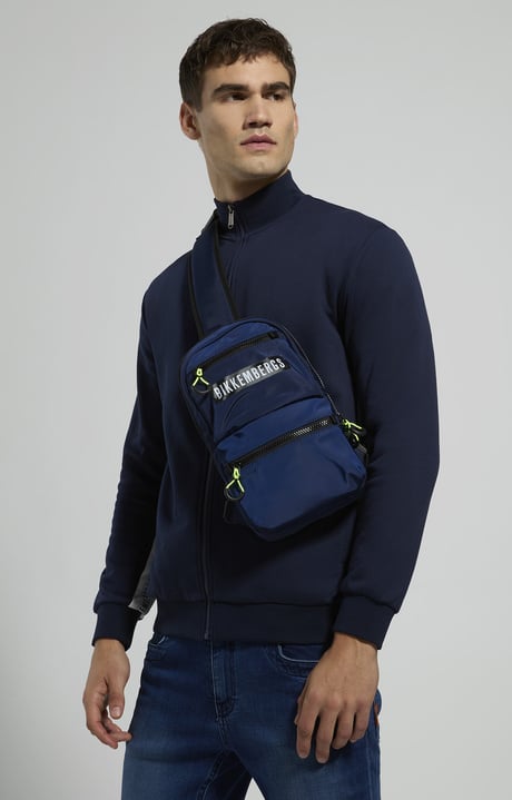 Liam men&rsquo;s sling bag, BLUE, hi-res-1