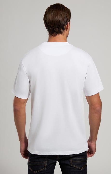 Men's print jersey T-shirt, WHITE, hi-res-1
