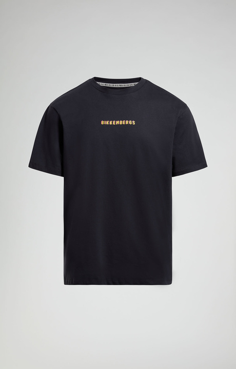 Men's T-shirt with gamer print, PIRATE BLACK, hi-res-1