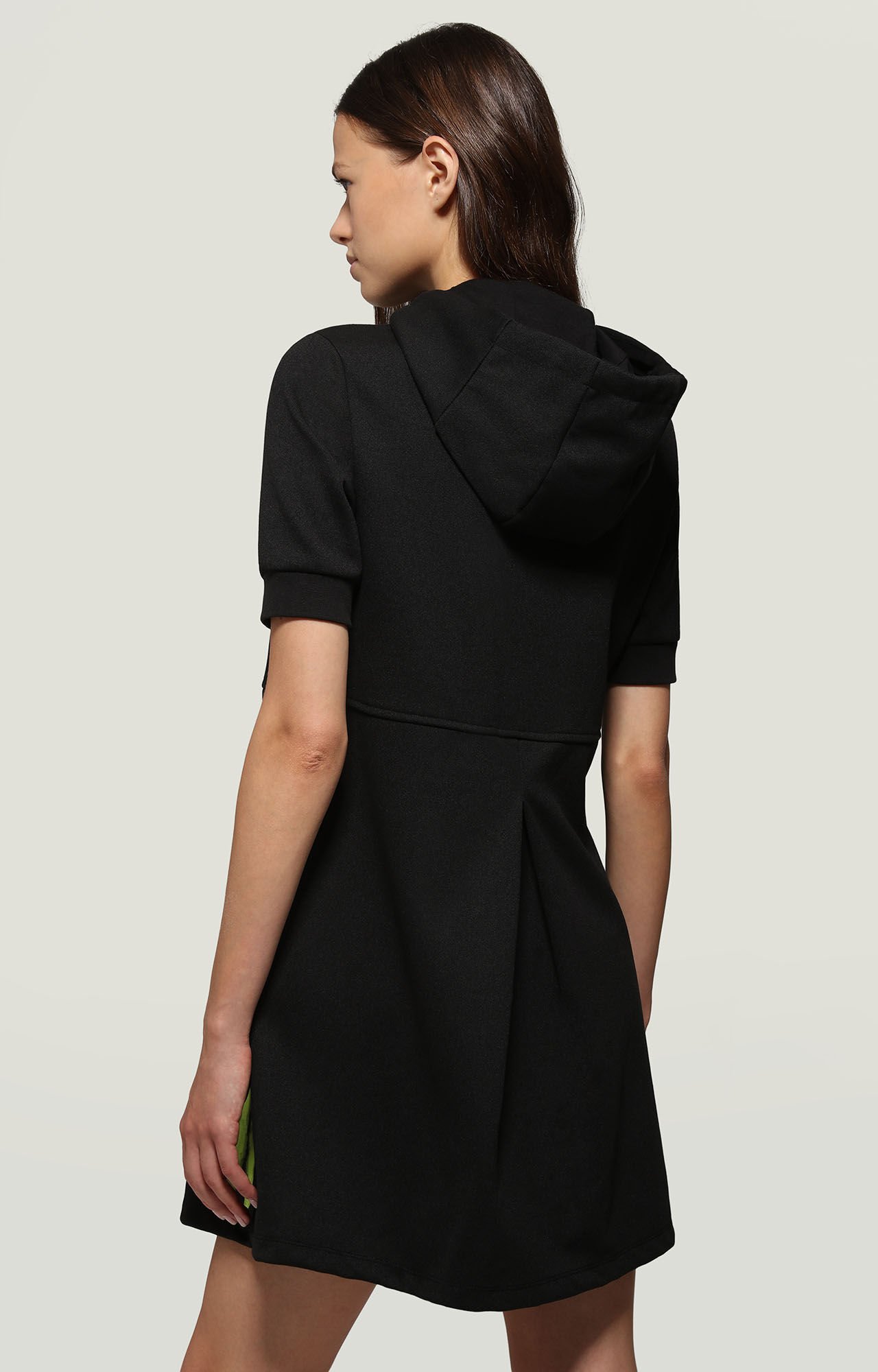 follow through hooded dress