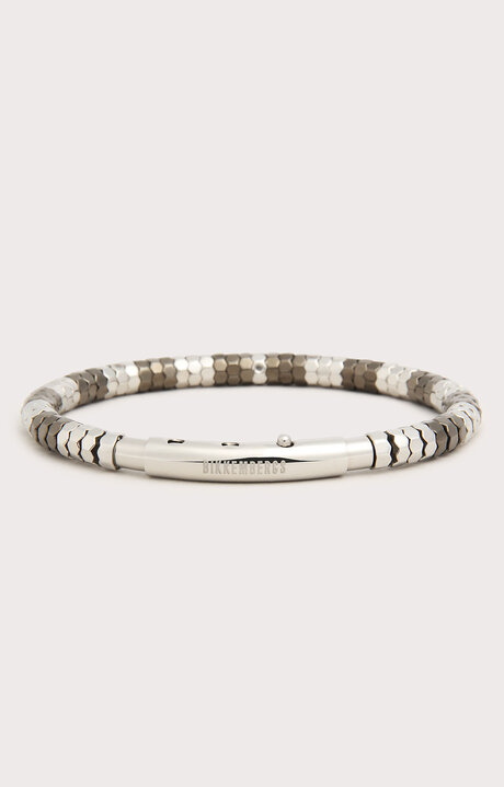 bikkembergs Stainless steel men's bracelet 4 diamonds