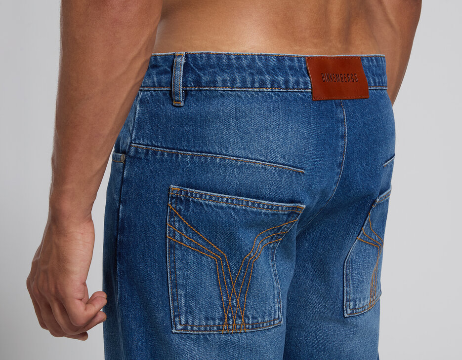 Men's twist-fit jeans, L2 BLUE DENIM , hi-res-1