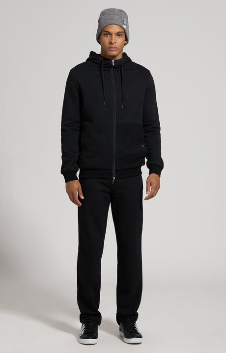 Men's utility sweatshirt with maxi print, BLACK, hi-res-1