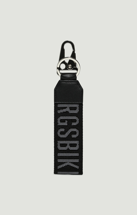 Men's jacquard keyholder, BLACK Men's jacquard keyholder, BLACK, hi-res-1